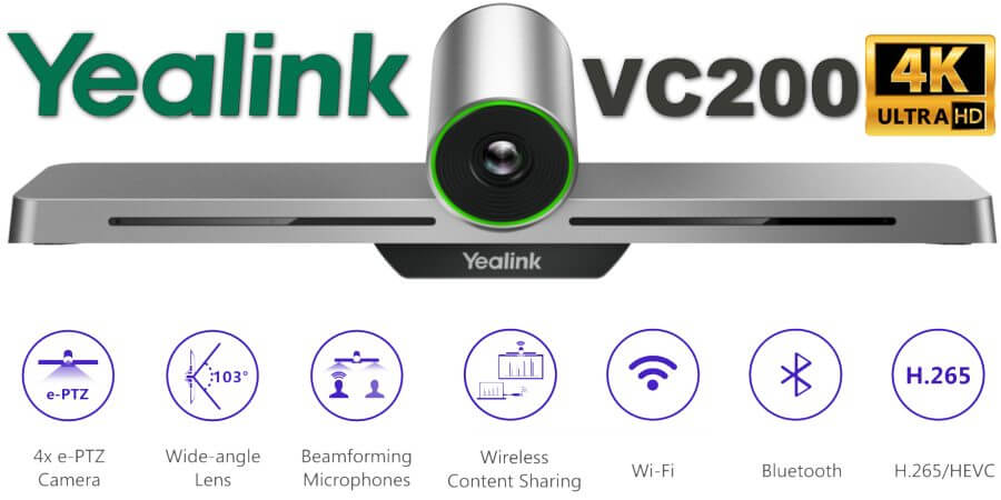 Yealink vc200 video conferencing
