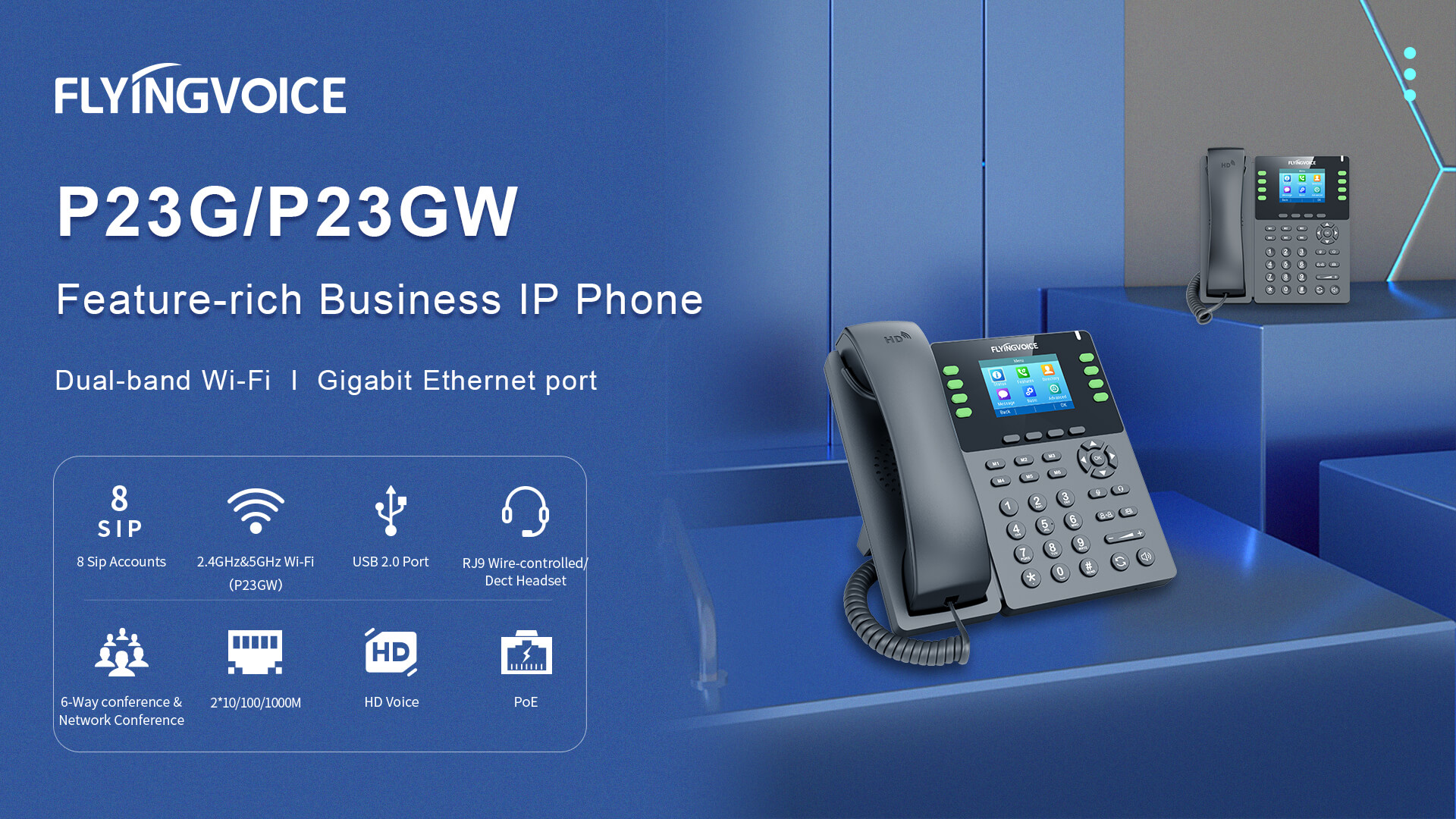 Flyingvoice P23G Business IP Phone Oman