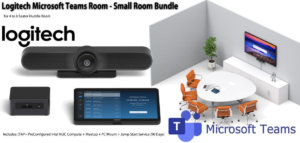 Logitech Tap Microsoft Teams Video Conferencing Small Room Bundle