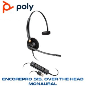 poly encorepro515 over the head monaural noise cancelling oman