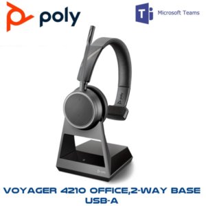 poly voyager4210 office 2 way base microsoft teams usb a oman