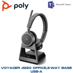 poly voyager4220 office 2 way base usb a microsoft teams oman