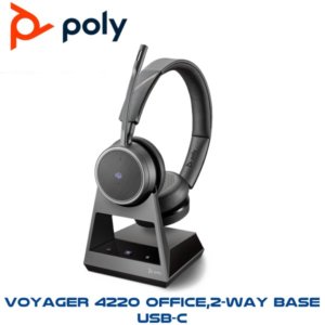 poly voyager4220 office 2 way base usb c oman